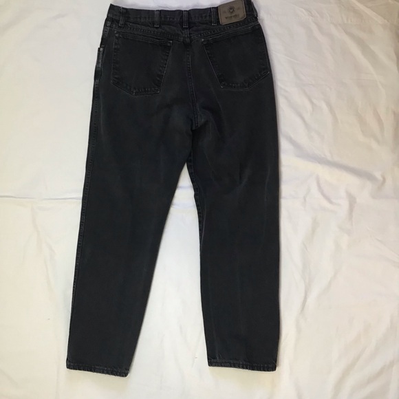 Wrangler Five Star Relaxed Fit Coal Black Jeans Men's 34x32 - Picture 2 of 10
